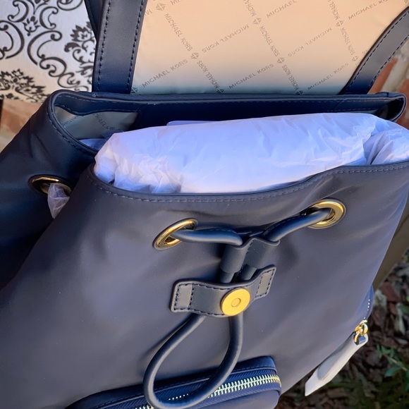 NWT Michael Kors Large Abbey Cargo Backpack Nylon - Picture 8 of 8